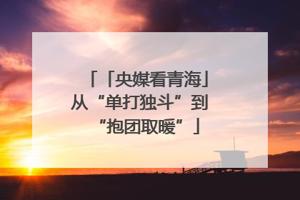 「央媒看青海」从“单打独斗”到“抱团取暖”