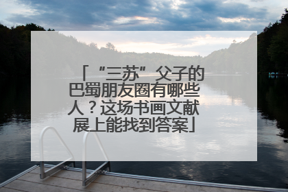 “三苏”父子的巴蜀朋友圈有哪些人？这场书画文献展上能找到答案