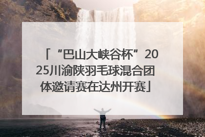 “巴山大峡谷杯”2025川渝陕羽毛球混合团体邀请赛在达州开赛