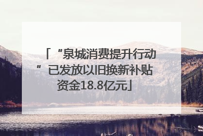 “泉城消费提升行动”已发放以旧换新补贴资金18.8亿元