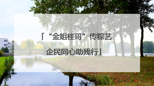 “金姐桂哥”传粽艺 企民同心助残行