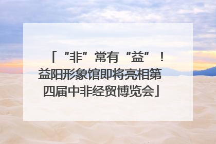 “非”常有“益”！益阳形象馆即将亮相第四届中非经贸博览会