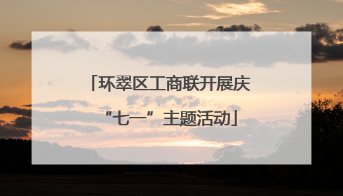 环翠区工商联开展庆“七一”主题活动