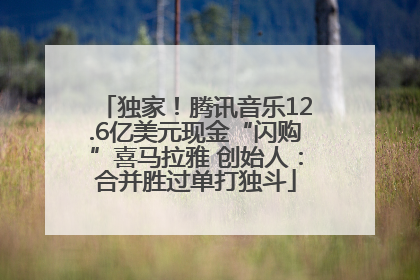 独家！腾讯音乐12.6亿美元现金“闪购”喜马拉雅 创始人：合并胜过单打独斗