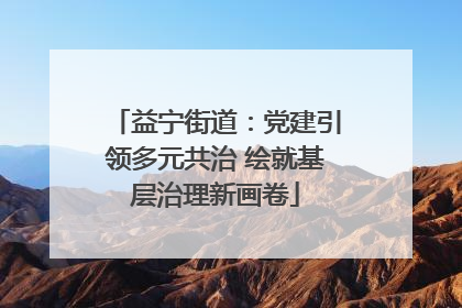 益宁街道：党建引领多元共治 绘就基层治理新画卷
