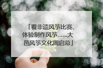 看非遗风筝比赛、体验制作风筝……大邑风筝文化周启幕