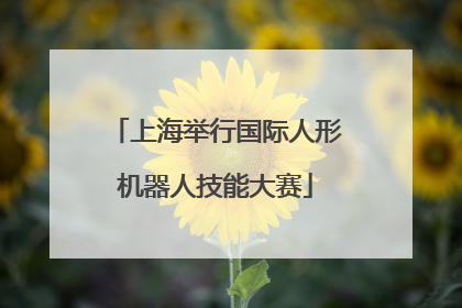 上海举行国际人形机器人技能大赛