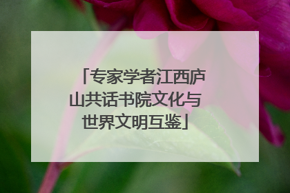 专家学者江西庐山共话书院文化与世界文明互鉴