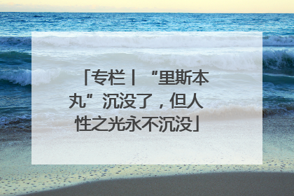 专栏丨“里斯本丸”沉没了，但人性之光永不沉没