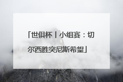 世俱杯丨小组赛：切尔西胜突尼斯希望