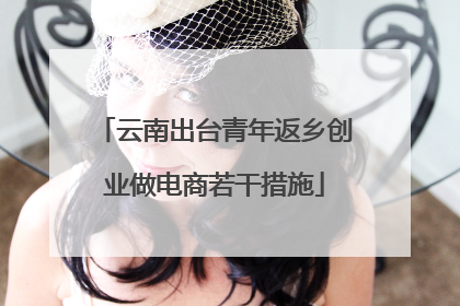 云南出台青年返乡创业做电商若干措施