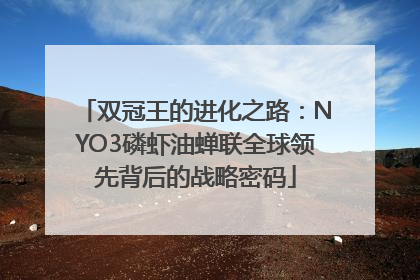 双冠王的进化之路：NYO3磷虾油蝉联全球领先背后的战略密码