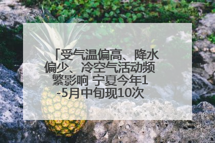 受气温偏高、降水偏少、冷空气活动频繁影响 宁夏今年1-5月中旬现10次定级沙尘天气过程