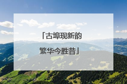 古埠现新韵 繁华今胜昔