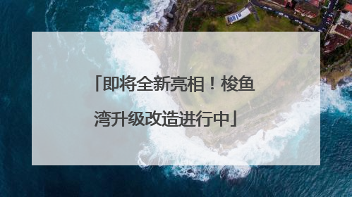 即将全新亮相！梭鱼湾升级改造进行中