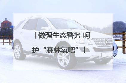 做强生态警务 呵护“森林氧吧”