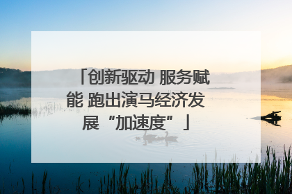 创新驱动 服务赋能 跑出演马经济发展“加速度”