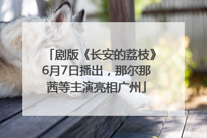 剧版《长安的荔枝》6月7日播出，那尔那茜等主演亮相广州