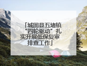 城固县五堵镇“四轮驱动”扎实开展低保复审排查工作