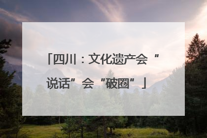四川：文化遗产会“说话”会“破圈”