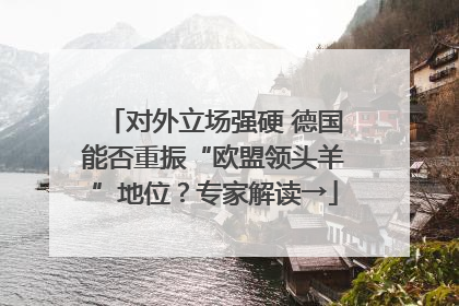 对外立场强硬 德国能否重振“欧盟领头羊”地位？专家解读→