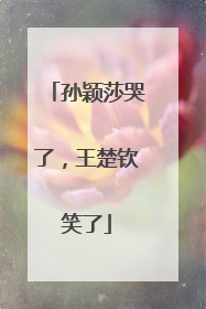 孙颖莎哭了，王楚钦笑了
