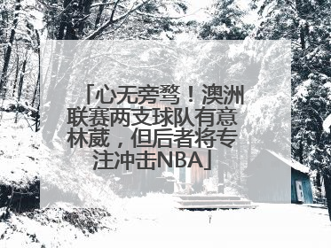 心无旁骛！澳洲联赛两支球队有意林葳，但后者将专注冲击NBA