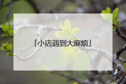 小店遇到大麻烦