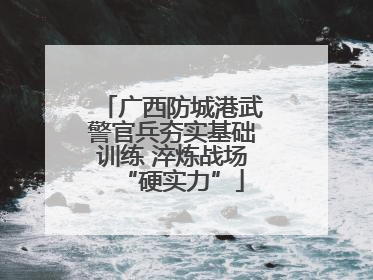 广西防城港武警官兵夯实基础训练 淬炼战场“硬实力”