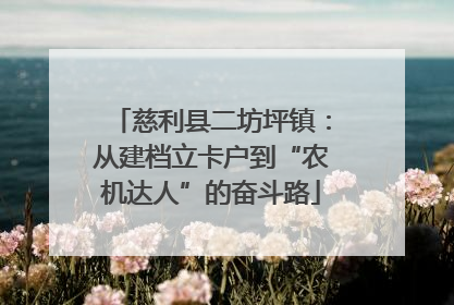 慈利县二坊坪镇：从建档立卡户到“农机达人”的奋斗路