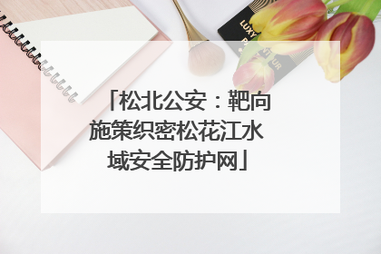 松北公安：靶向施策织密松花江水域安全防护网