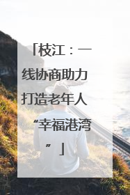 枝江：一线协商助力打造老年人“幸福港湾”