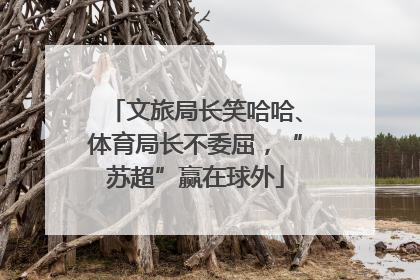 文旅局长笑哈哈、体育局长不委屈，“苏超”赢在球外