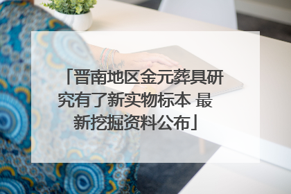 晋南地区金元葬具研究有了新实物标本 最新挖掘资料公布