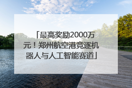 最高奖励2000万元！郑州航空港竞逐机器人与人工智能赛道