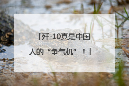歼-10真是中国人的“争气机”！