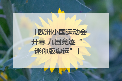 欧洲小国运动会开幕 九国竞逐“迷你版奥运”