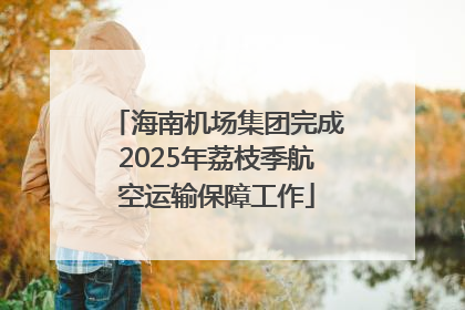 海南机场集团完成2025年荔枝季航空运输保障工作