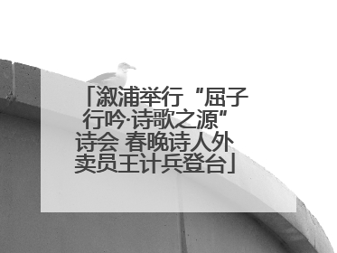 溆浦举行“屈子行吟·诗歌之源”诗会 春晚诗人外卖员王计兵登台