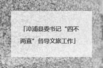 漳浦县委书记“四不两直”督导文旅工作