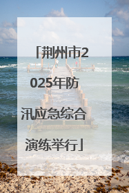 荆州市2025年防汛应急综合演练举行