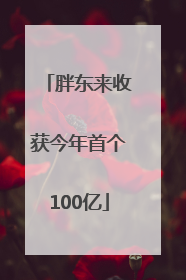 胖东来收获今年首个100亿