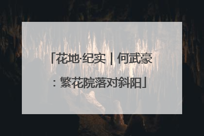 花地·纪实｜何武豪：繁花院落对斜阳