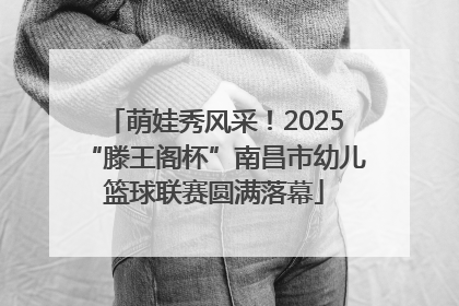 萌娃秀风采！2025“滕王阁杯”南昌市幼儿篮球联赛圆满落幕