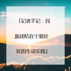 记者手记：民族团结在宁夏社区的生动实践