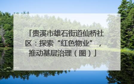 贵溪市雄石街道仙桥社区：探索“红色物业”，推动基层治理（图）