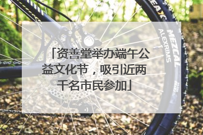 资善堂举办端午公益文化节，吸引近两千名市民参加