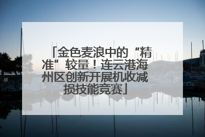 金色麦浪中的“精准”较量！连云港海州区创新开展机收减损技能竞赛