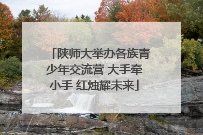 陕师大举办各族青少年交流营 大手牵小手 红烛耀未来