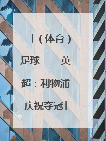 （体育）足球——英超：利物浦庆祝夺冠